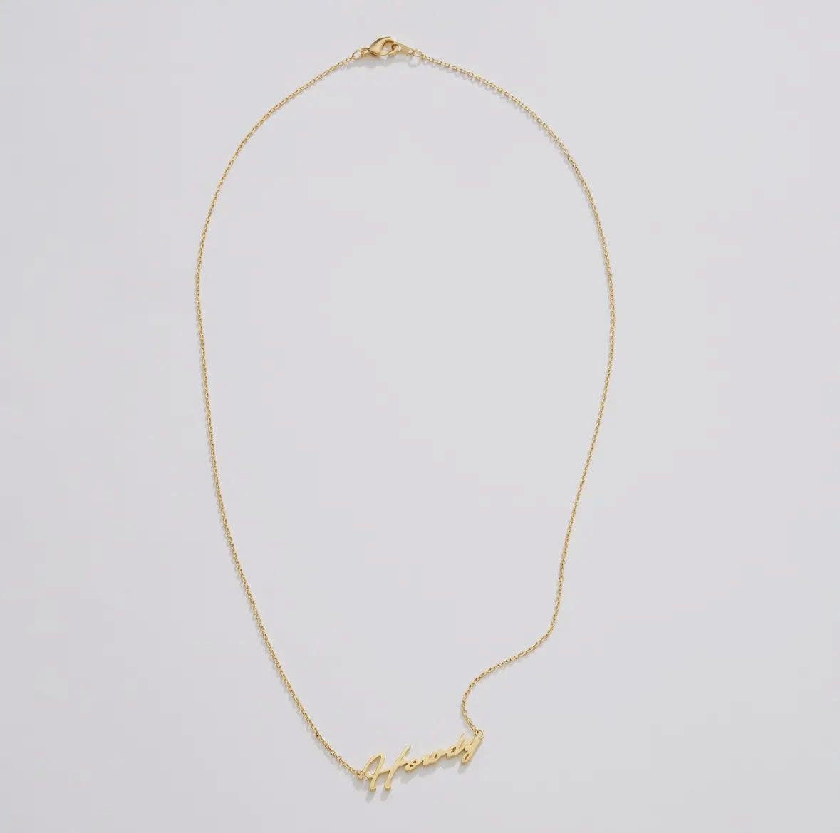 Howdy Western Necklace RTS