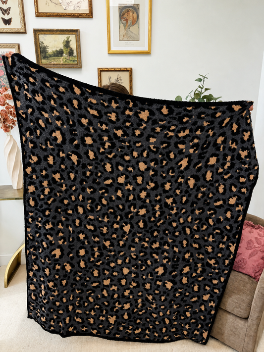 Wild Leopard Luxe Blanket