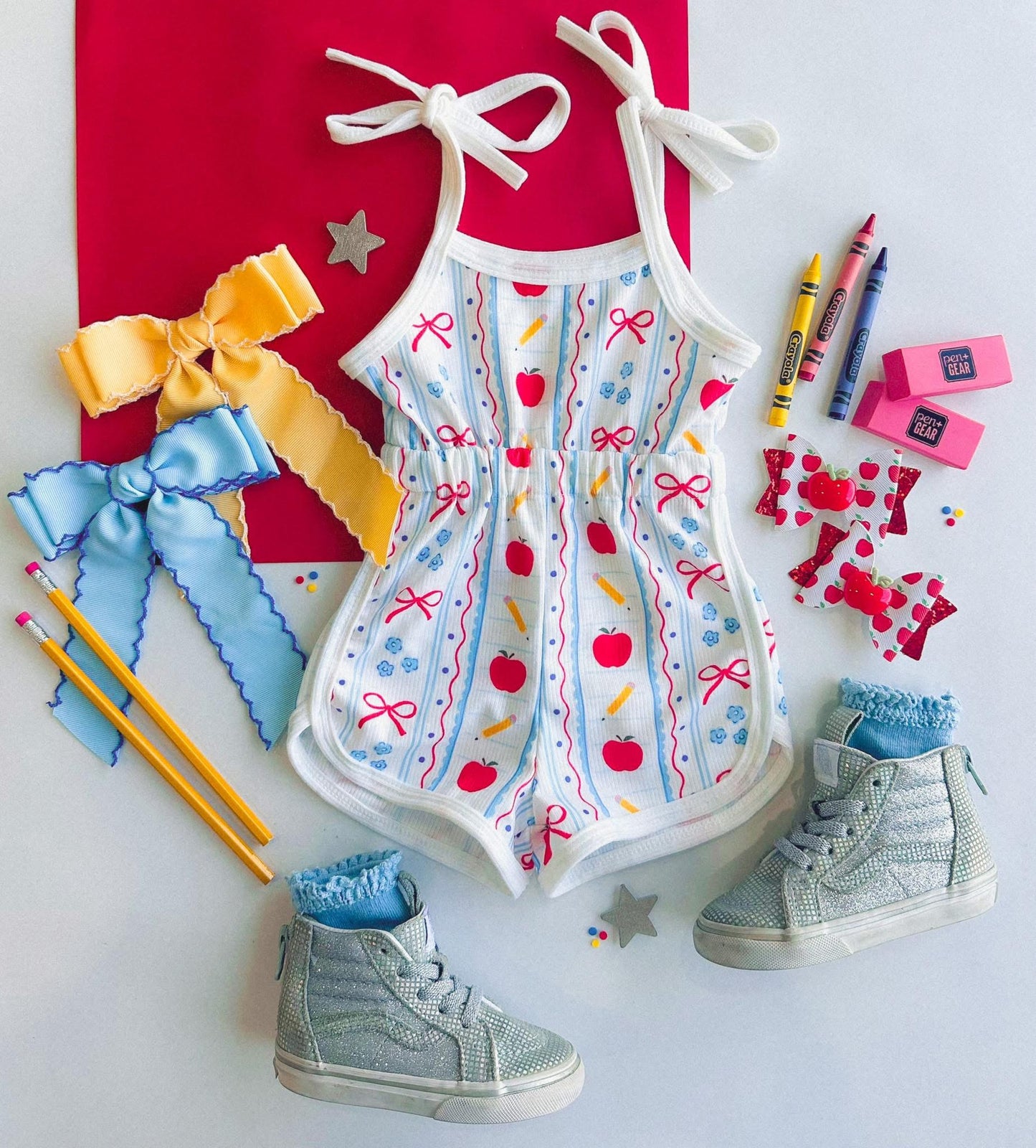 Blue Scalloped Bow RTS