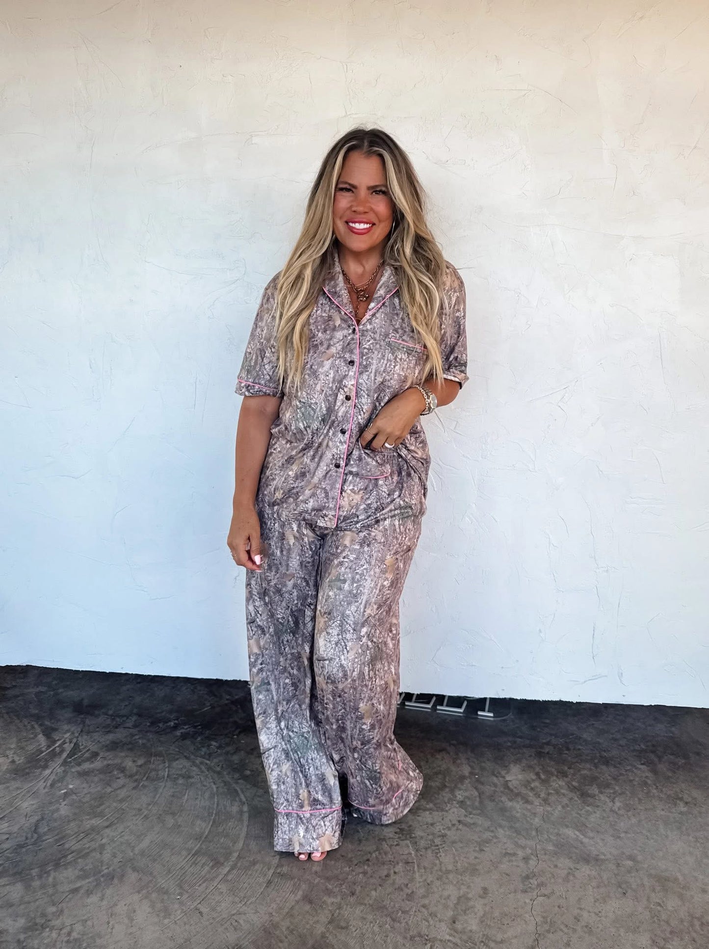 Hunt This! Camo Luxe PJ Set RTS
