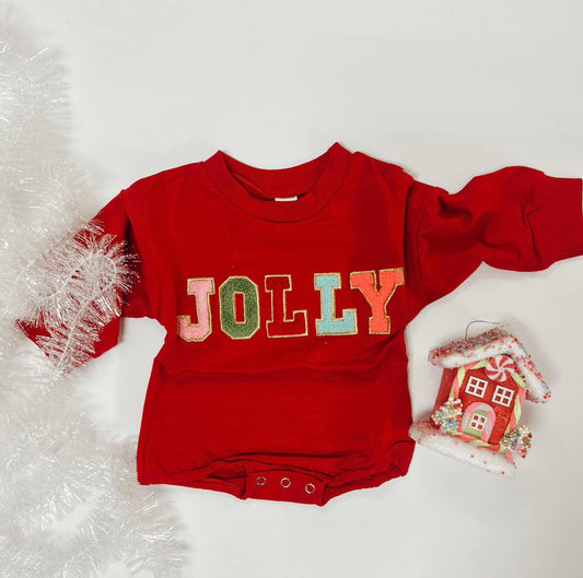 Jolly Chenille Patch Bubble 6M  RTS