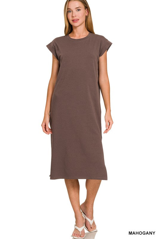 Billiot Short Sleeve Midi Dress