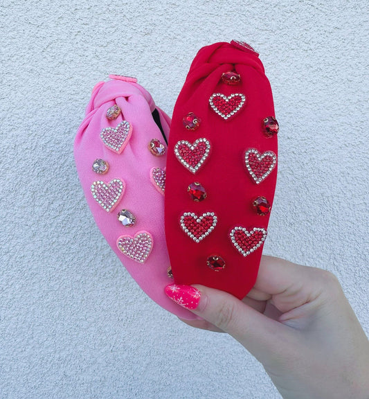 Sequin Hearts Headbands PRECLAIM
