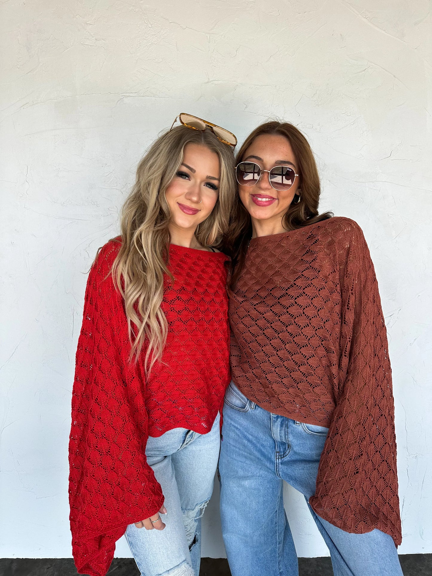 Paint The Town Red Bell Sleeve Knitted Top - PRECLAIM