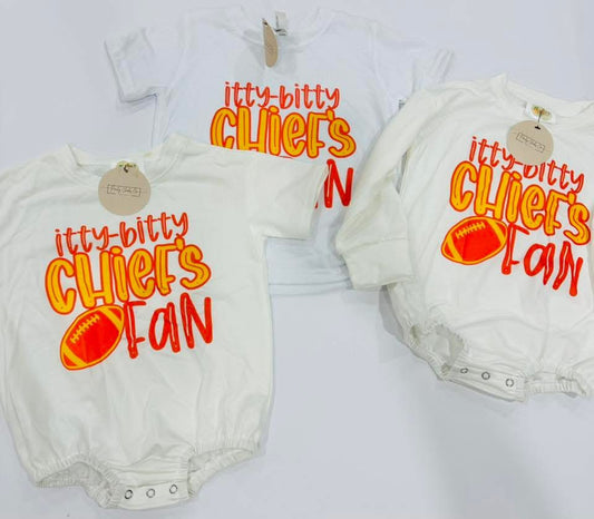 Itty Bitty Chiefs Fan Tee 3T
