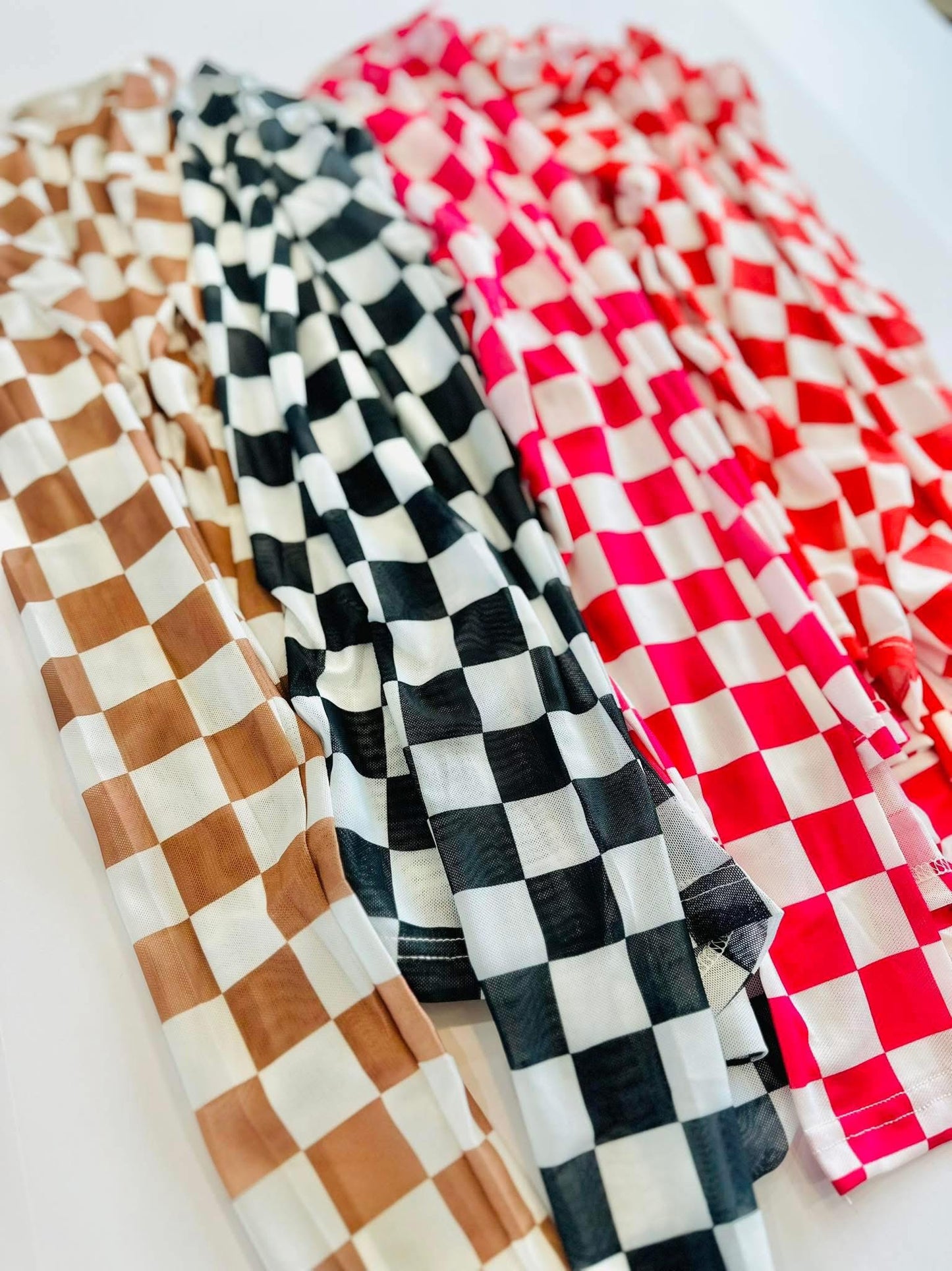 Mama + Mini Mayhem Checkered Mesh RTS