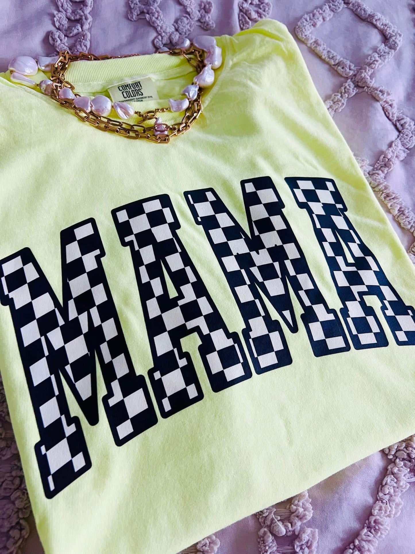 Spring Neon Check Mama PreO