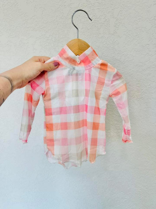 Girls Mesh Layering Top