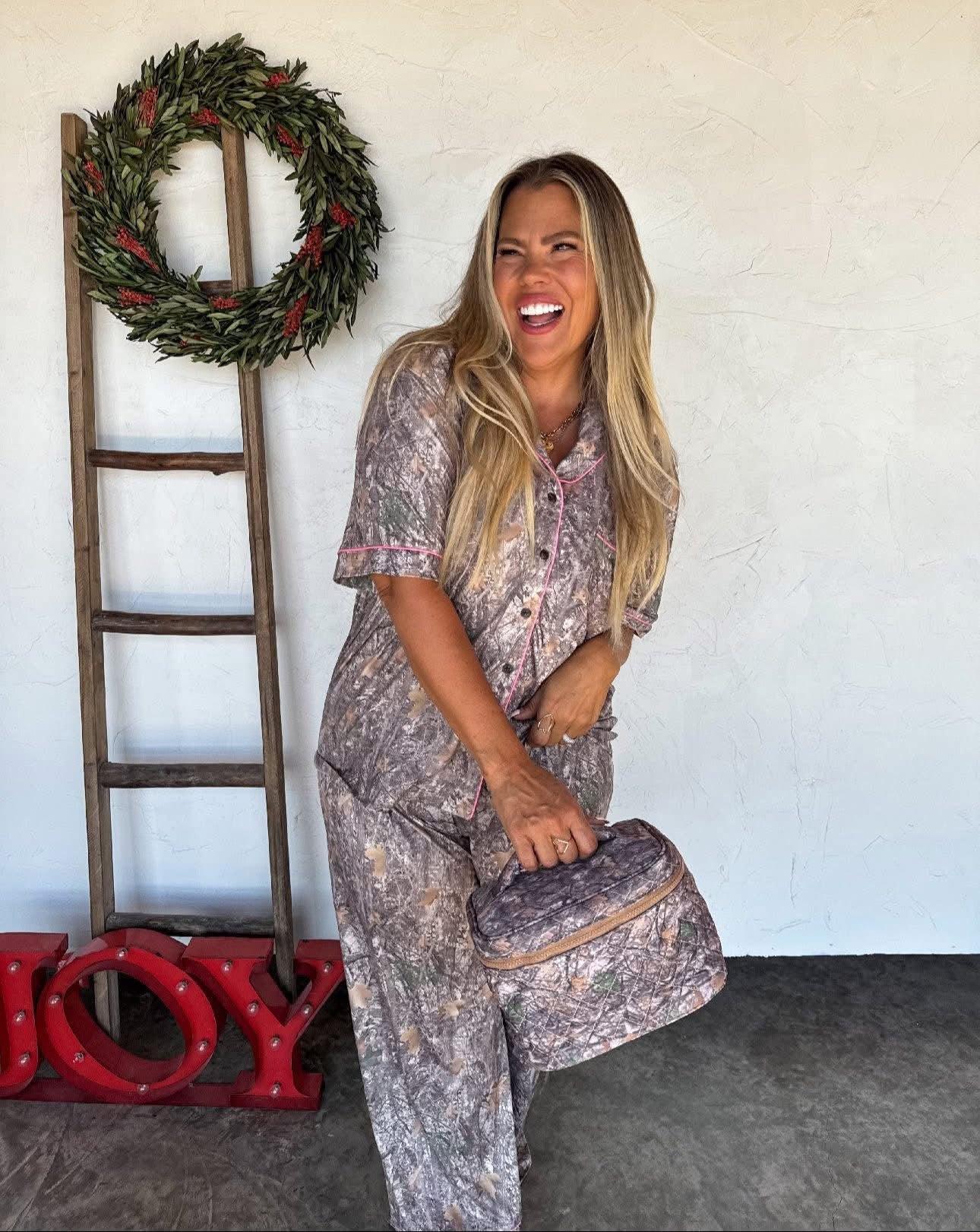 Hunt This! Camo Luxe PJ Set RTS