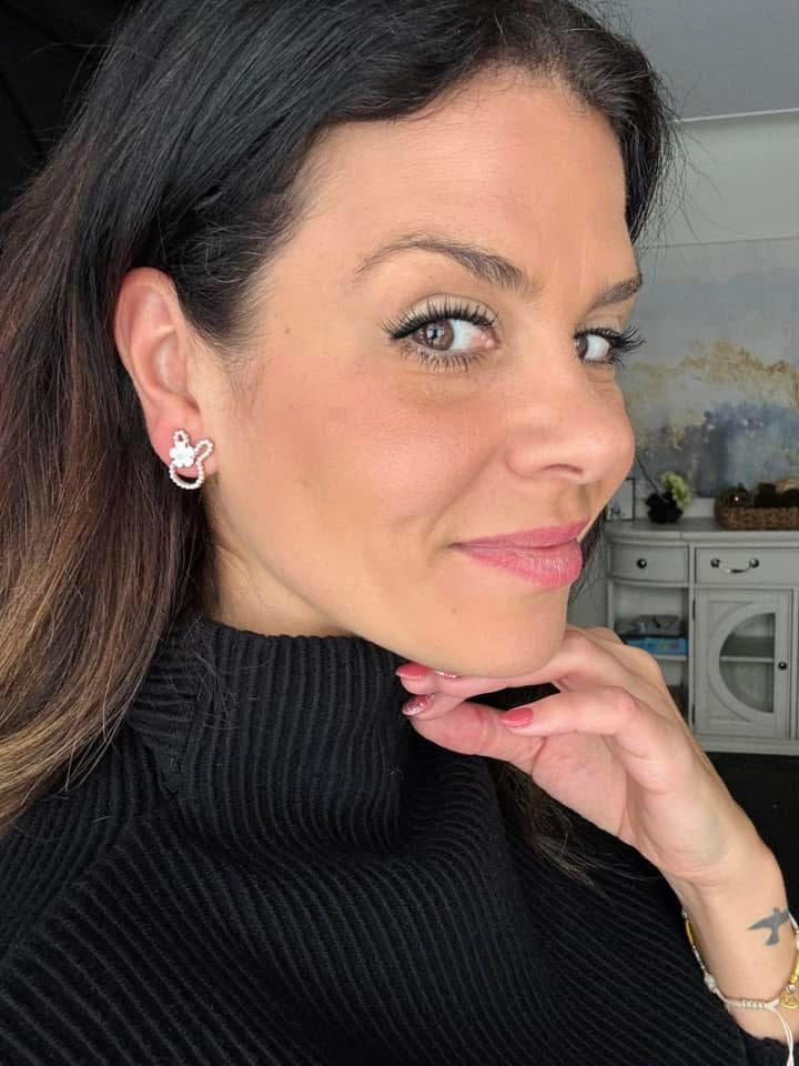 Bow Bunny Earrings RTS