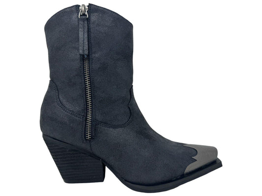 Dakota Metallic Tip Midnight Boots