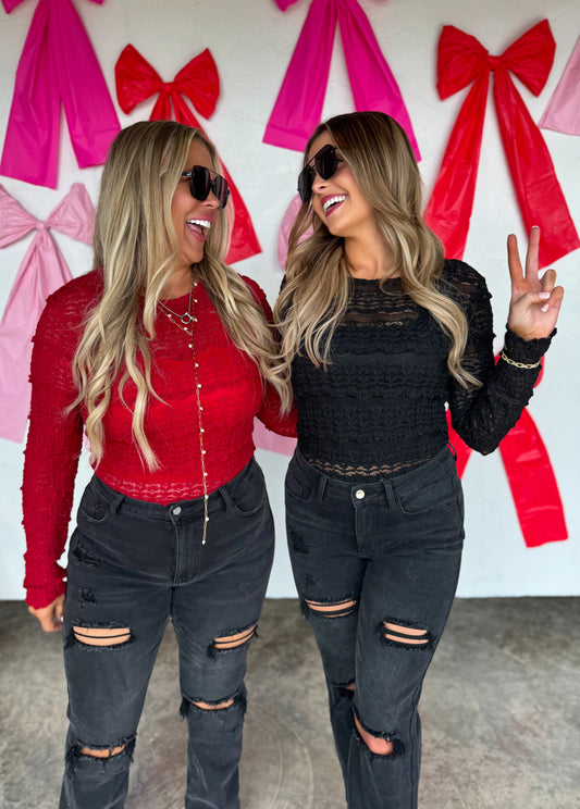 Rosalie Lace Top RTS