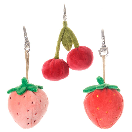 Strawberry & Cherry Bag Charm