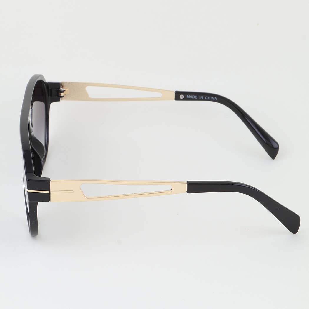Chic Open Frame Aviator Sunglasses Sunnies Women’s