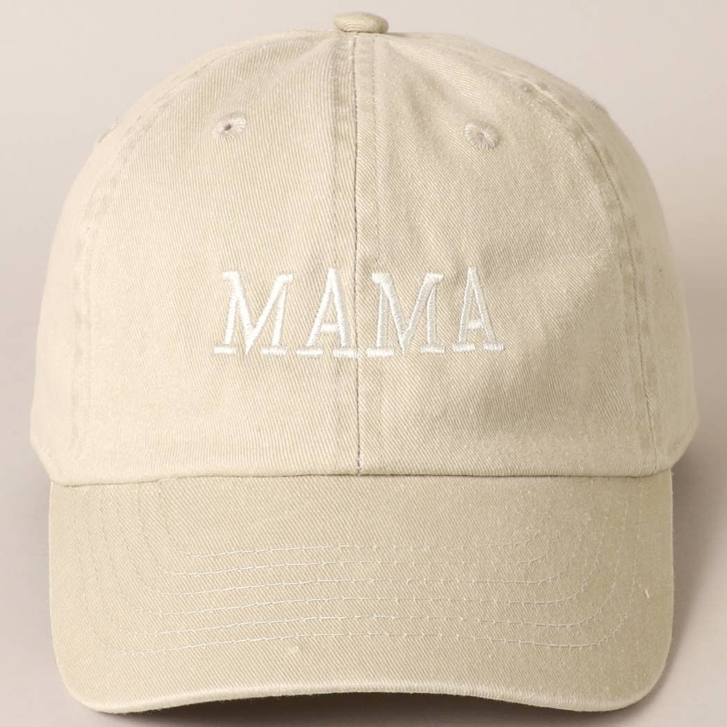 Mama Embroidered Ball Cap
