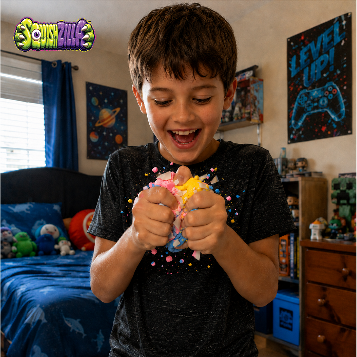 Wax-Cracking Sensory Colorful Putty