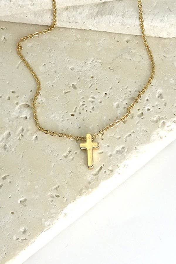 Classy Mini Cross Necklace