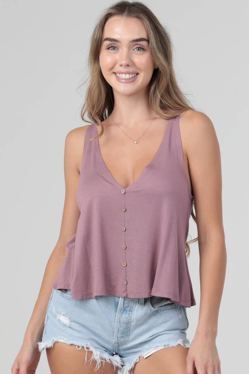Olivia Open Back V-Tank
