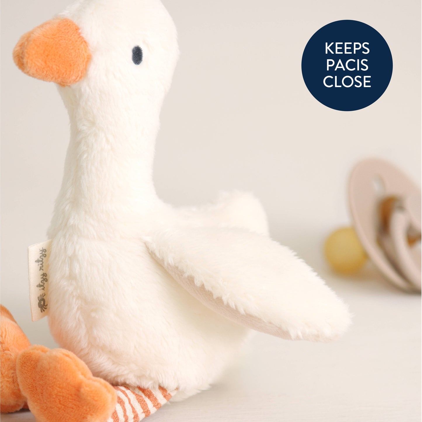 Itzy Bitzy Pal Natural Rubber Pacifier & Plush