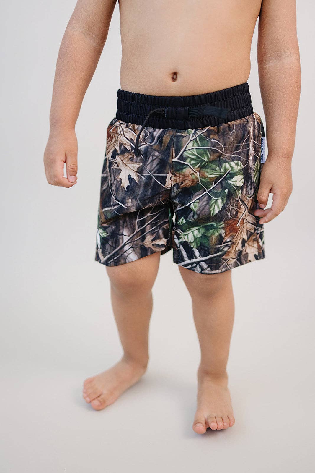 Colter Camo Dark Swim Trunks