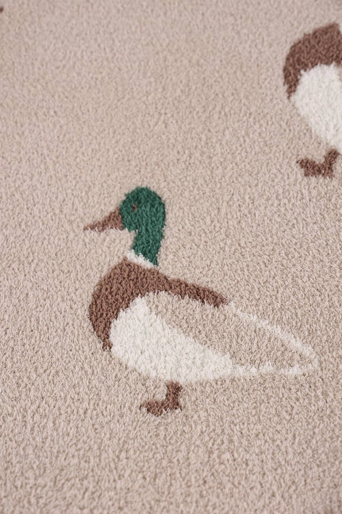 Luxe Mallard Throw Blanket