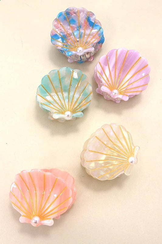 Seashell Claw Clips