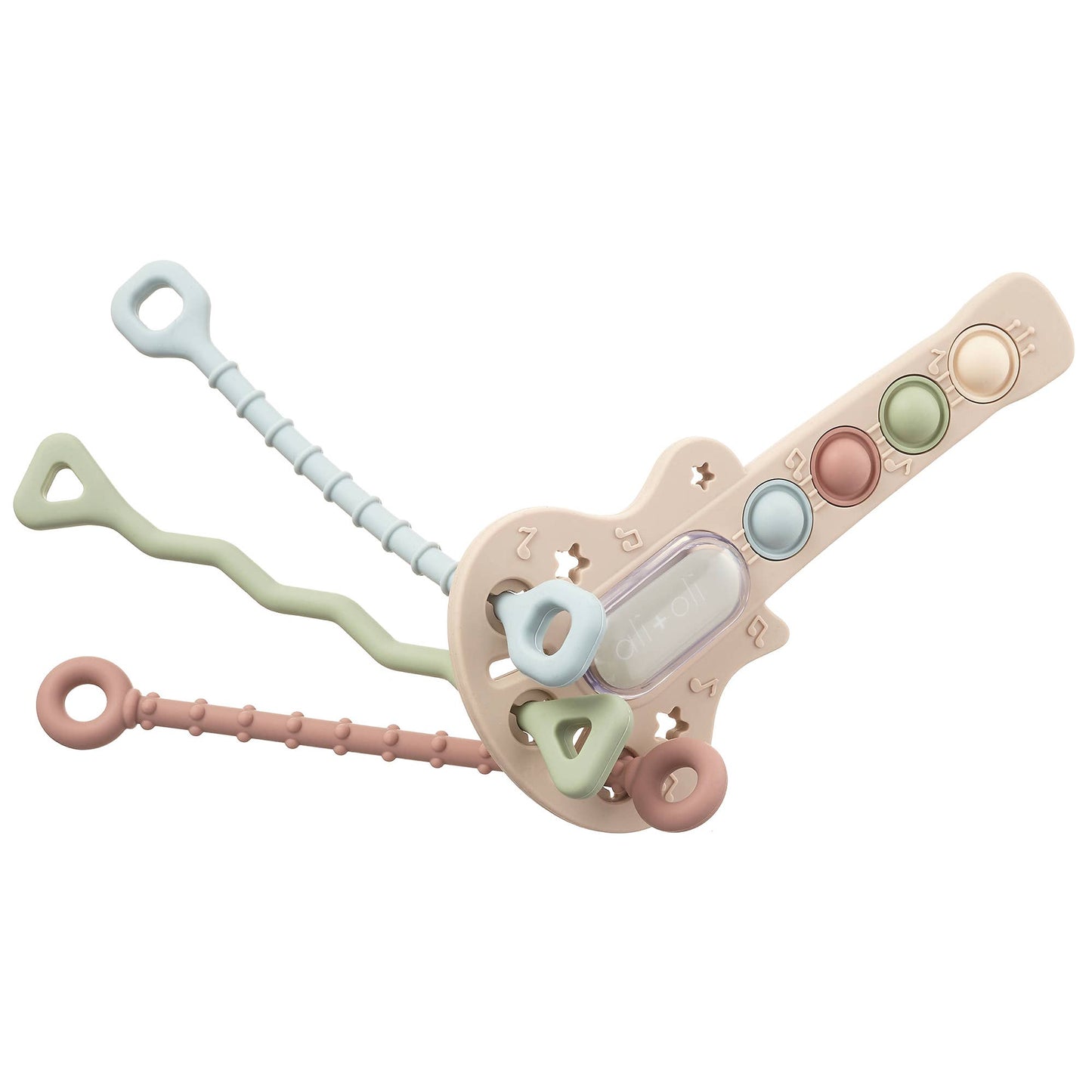 Ali+Oli Guitar Sensory Pull & Teether Activity Toy