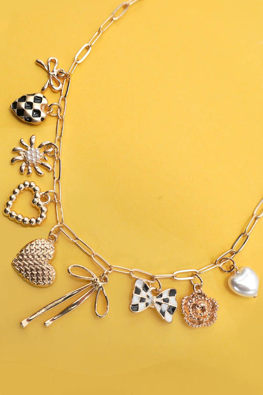 Cute & Bold Charm Necklace