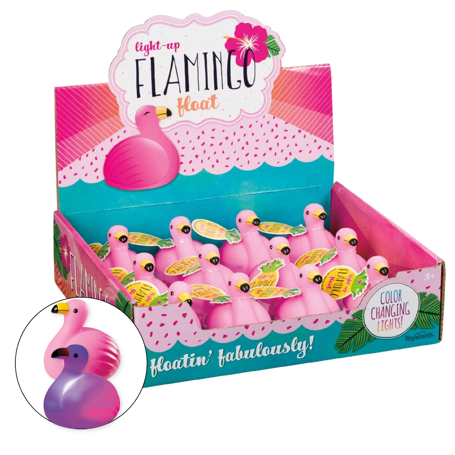 Floating Light-Up Bath/Pool Flamingo