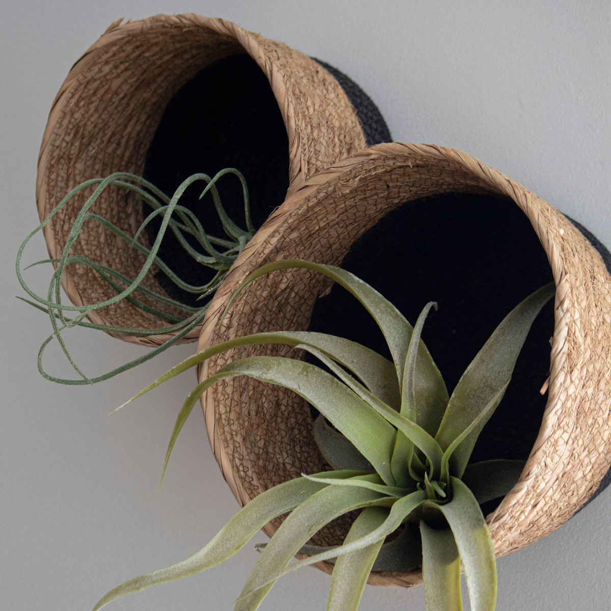 Black & Cattail Storage Gift Basket