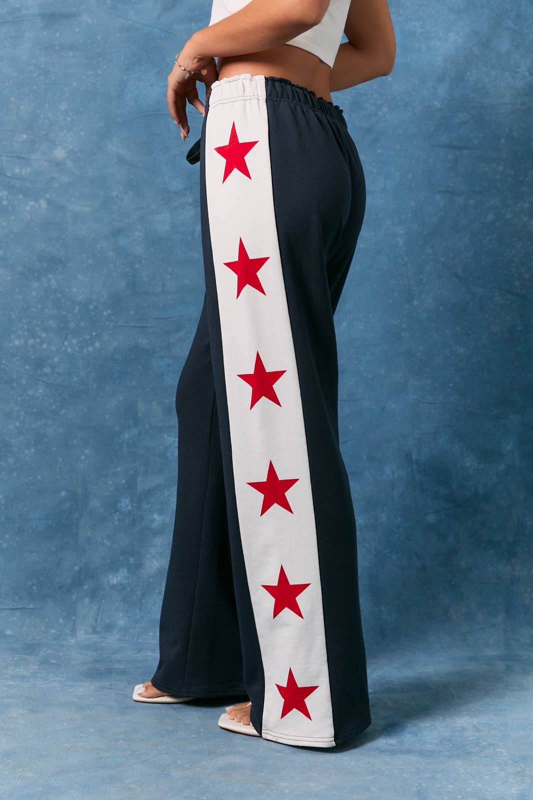 Evil Kenevil Wide Leg Star Pants