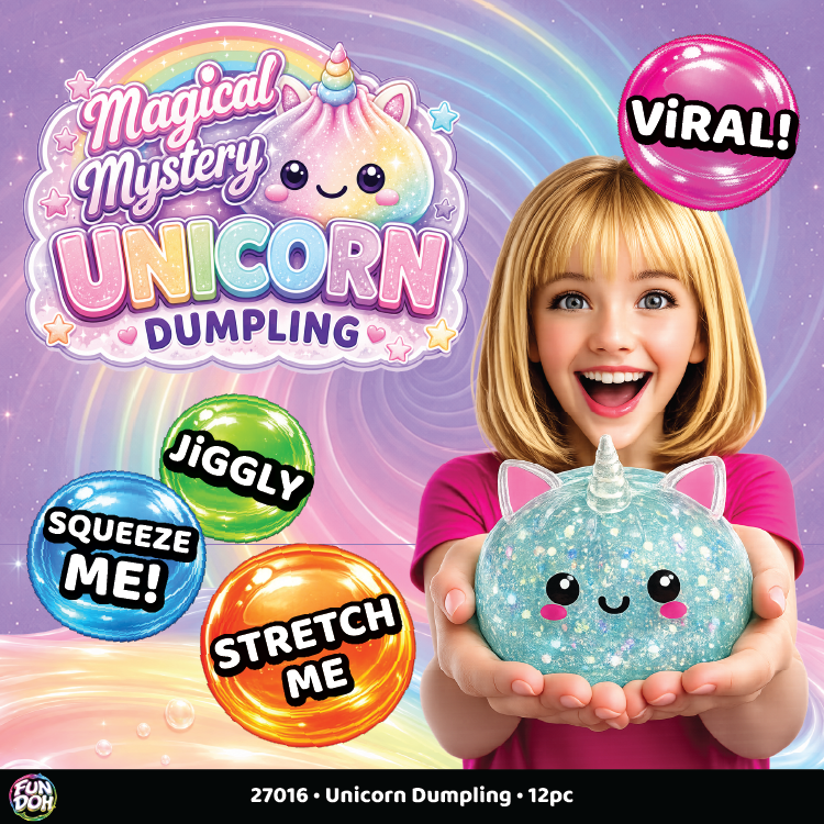 Unicorn Mystery Dumpling Squishy