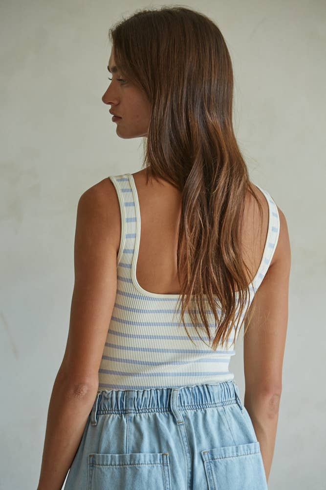 Sicily Spandex Ribbed Bodysuit