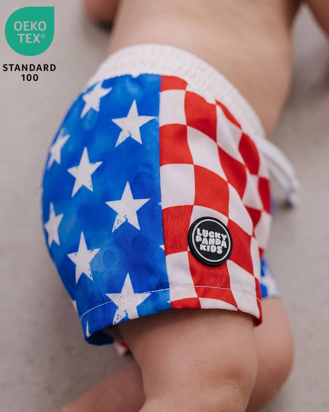 4th of July Patriotic Swim Trunks