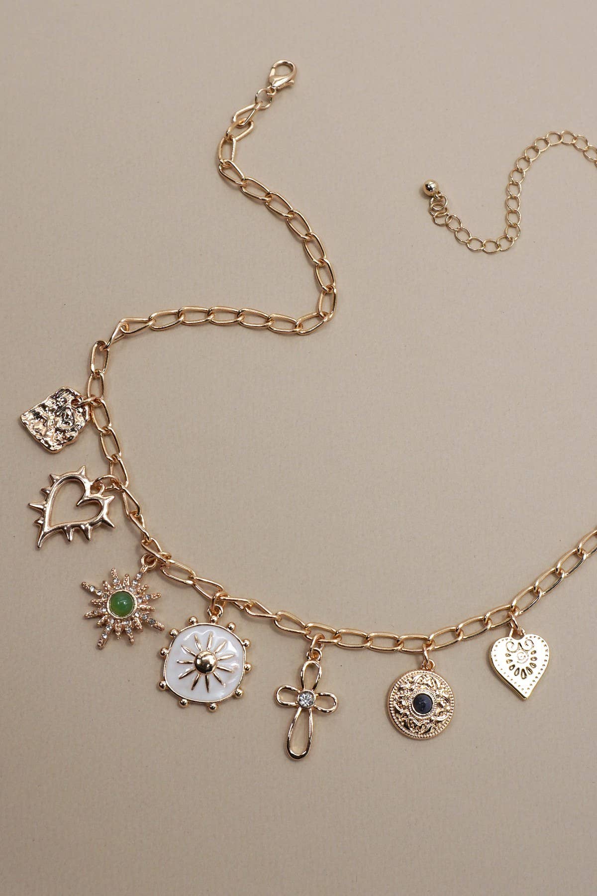 Sunny Faith Charm Necklace
