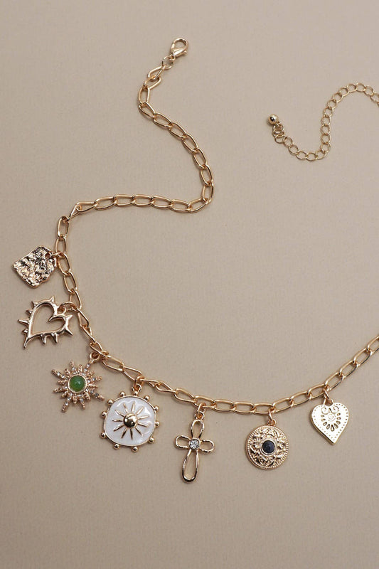 Sunny Faith Charm Necklace