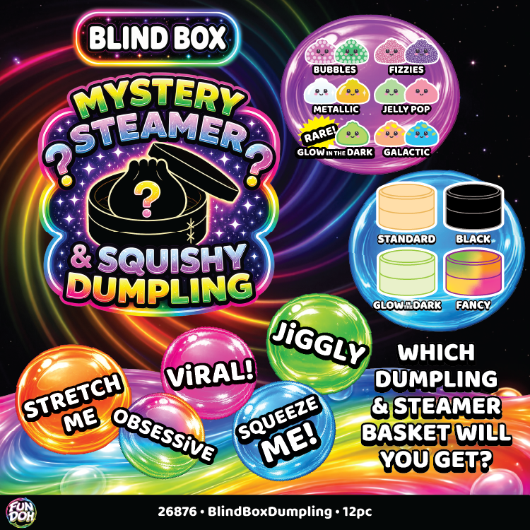 BLIND BOX Squishy Steamer Dumpling VIRAL