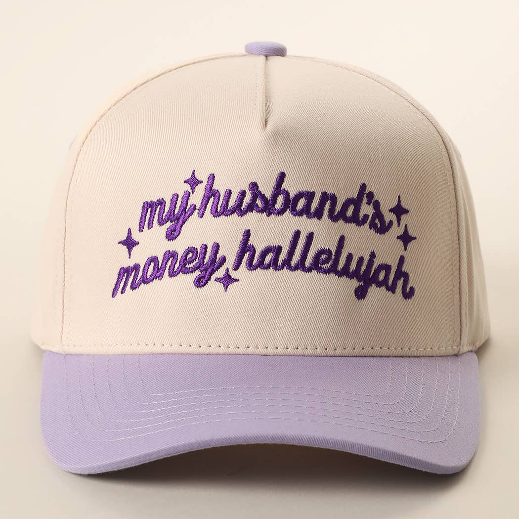 My Husband's Money Hallelujah Trucker Hat