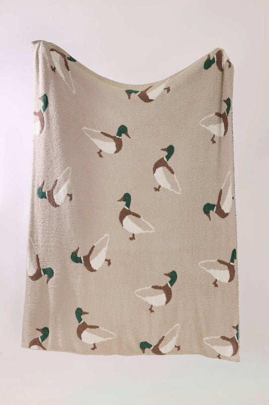 Luxe Mallard Throw Blanket