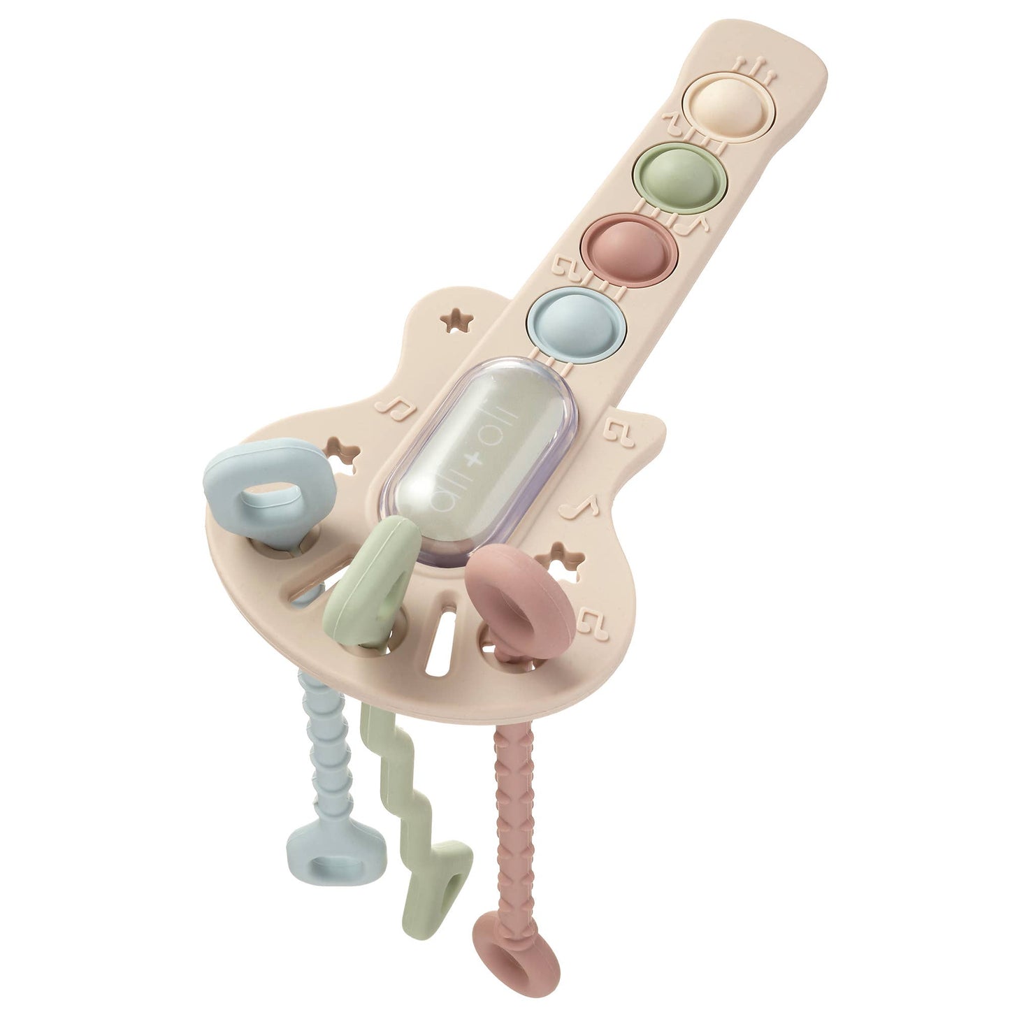 Ali+Oli Guitar Sensory Pull & Teether Activity Toy