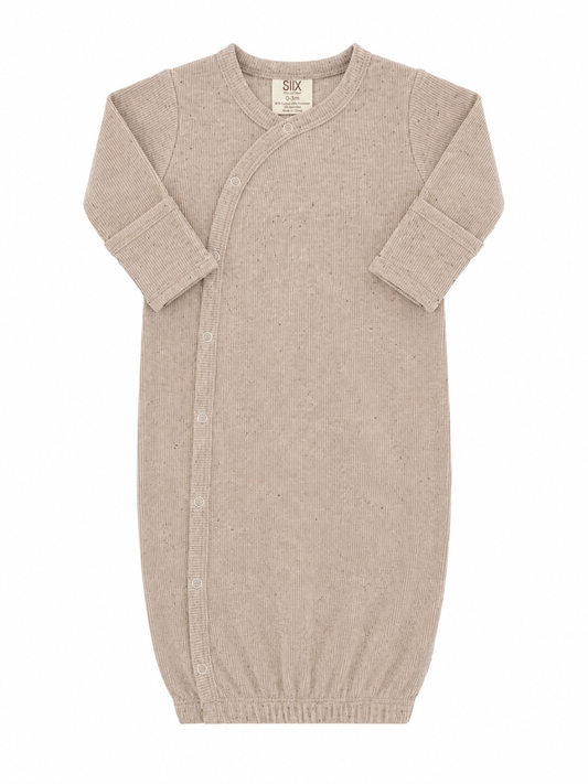Neutral Speckle Sleep Gown