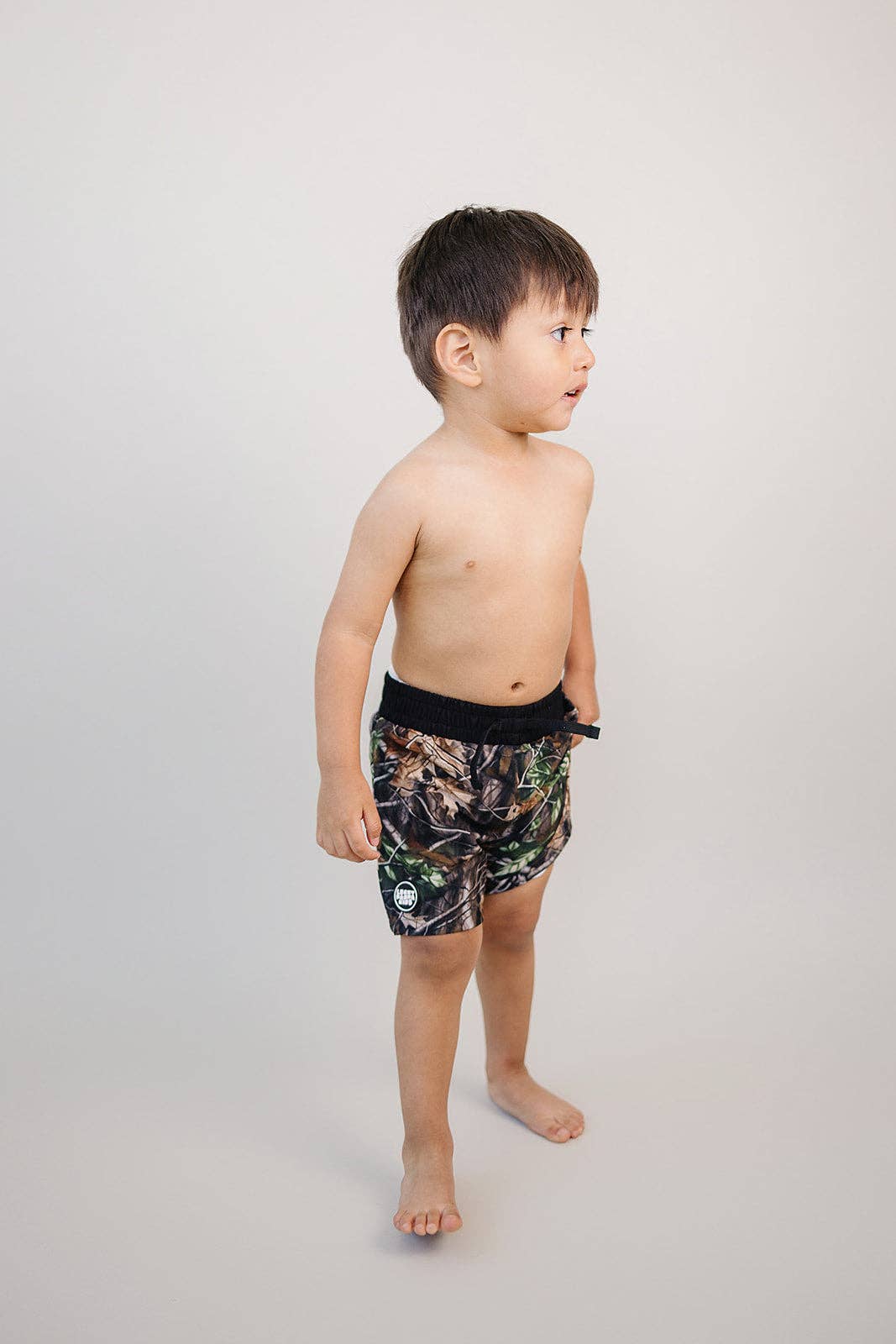 Colter Camo Dark Swim Trunks