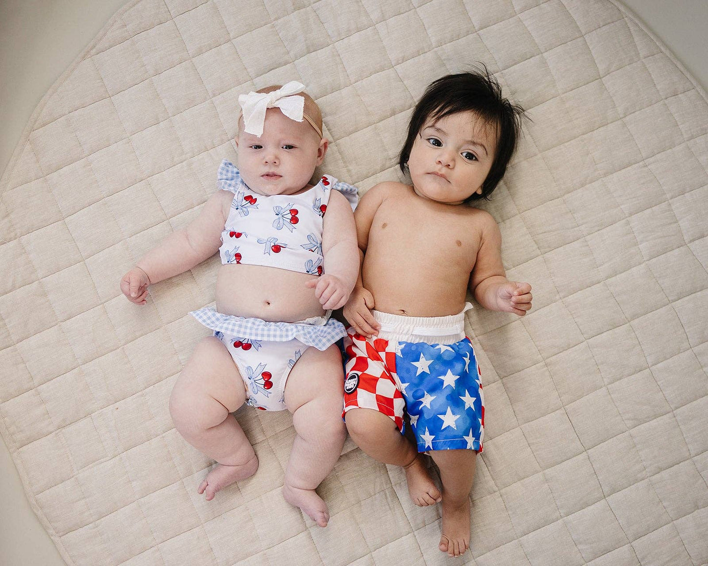 4th of July Patriotic Swim Trunks