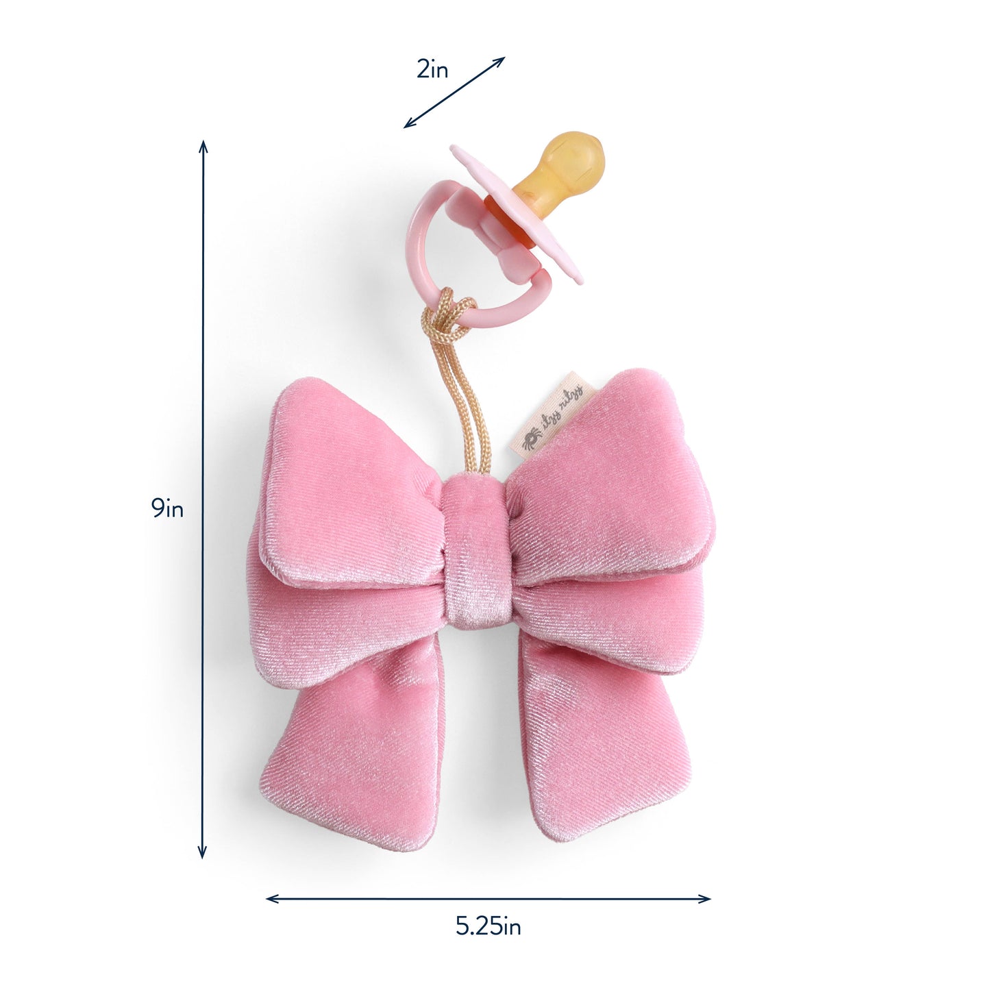 Itzy Bitzy Pal Natural Rubber Pacifier & Plush