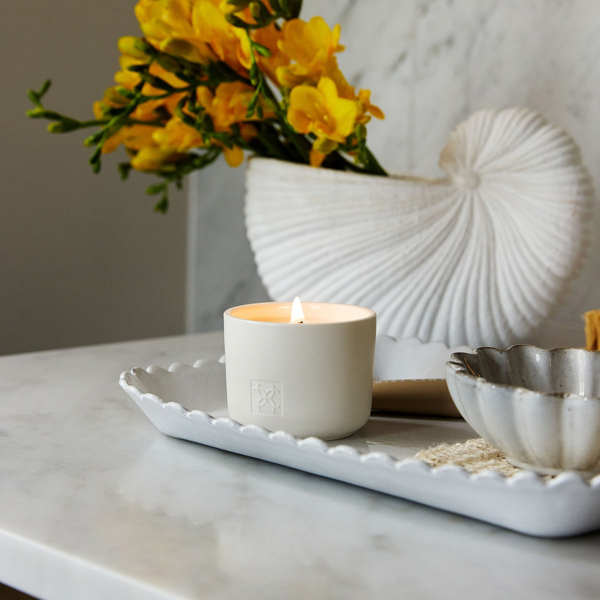 2.47 oz.Candle - SEA SALT & VANILLA