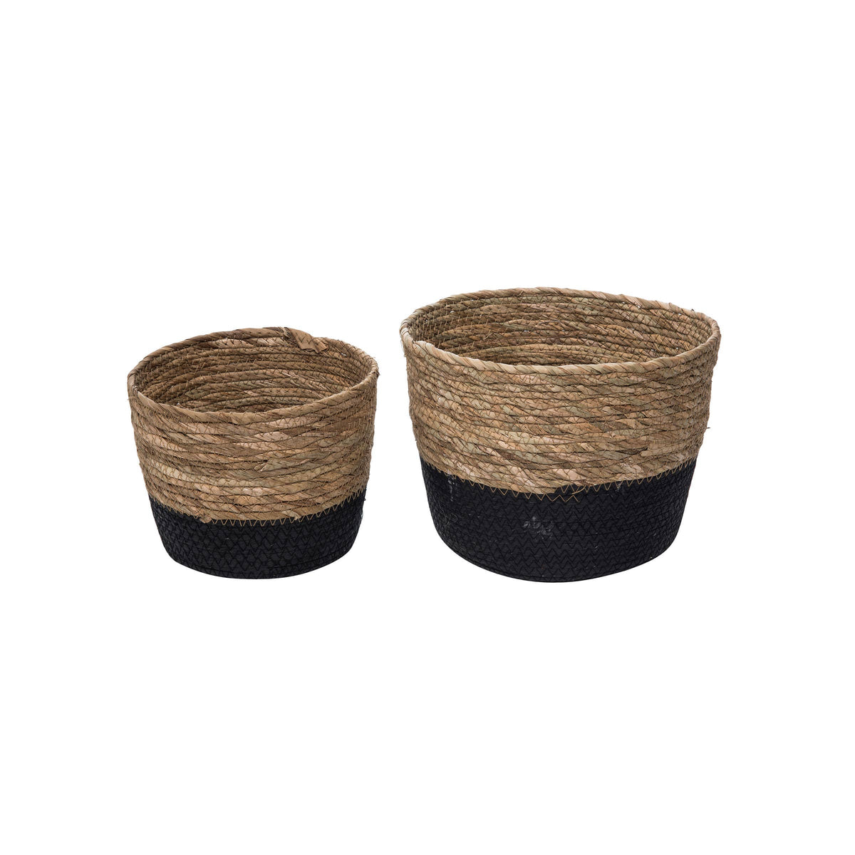 Black & Cattail Storage Gift Basket