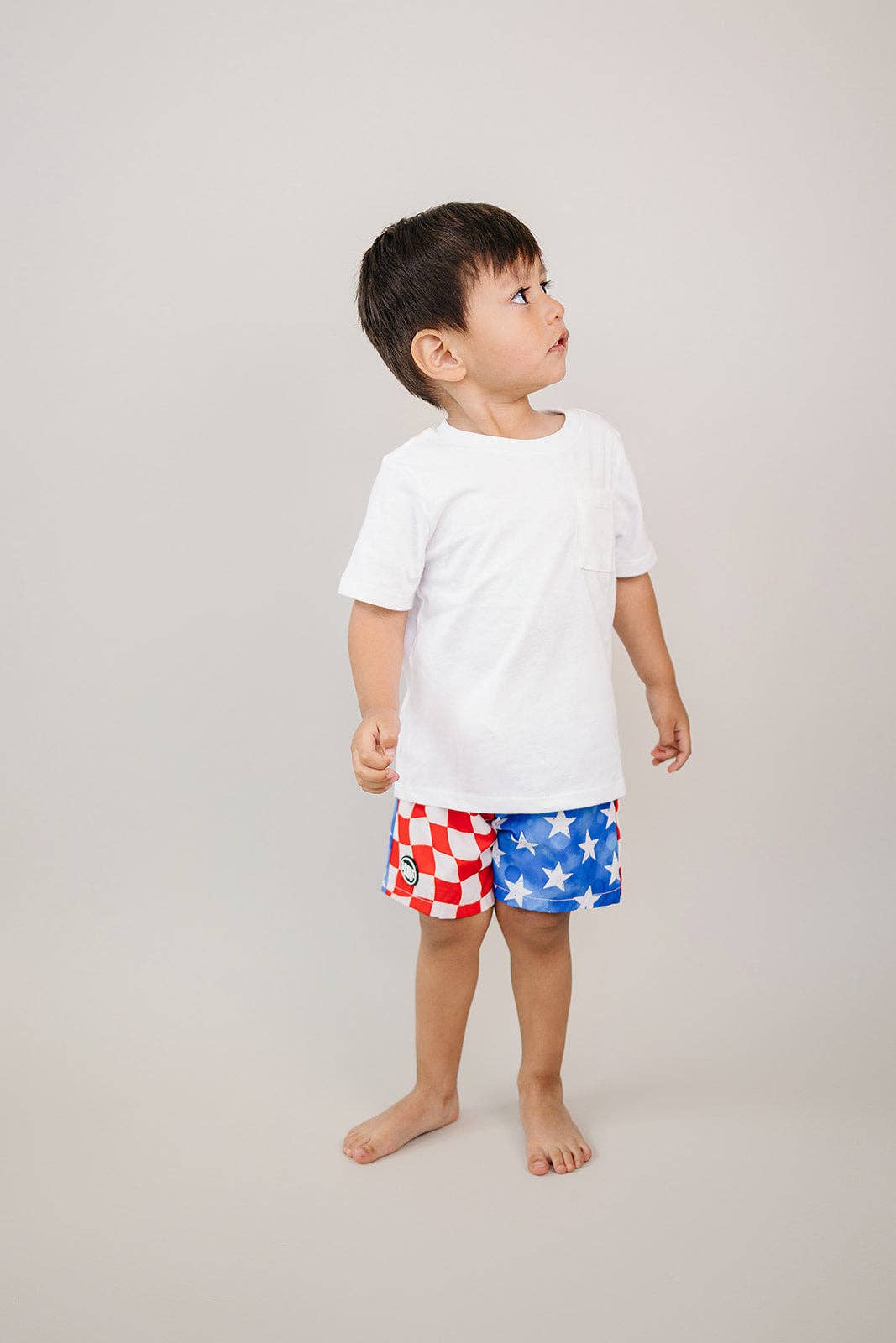 4th of July Patriotic Swim Trunks