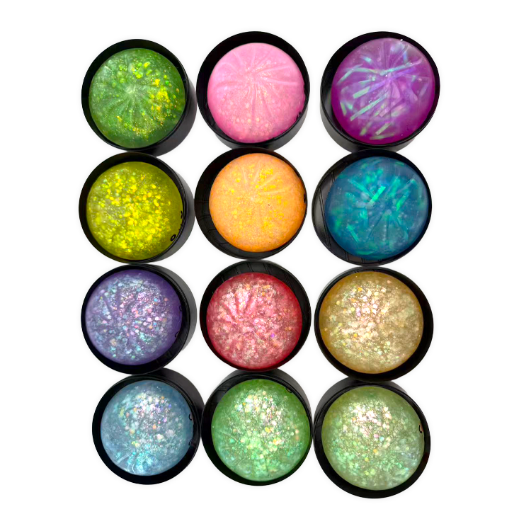 Glow-in-the-Dark Mystery Dumpling Squishy Black Steamer