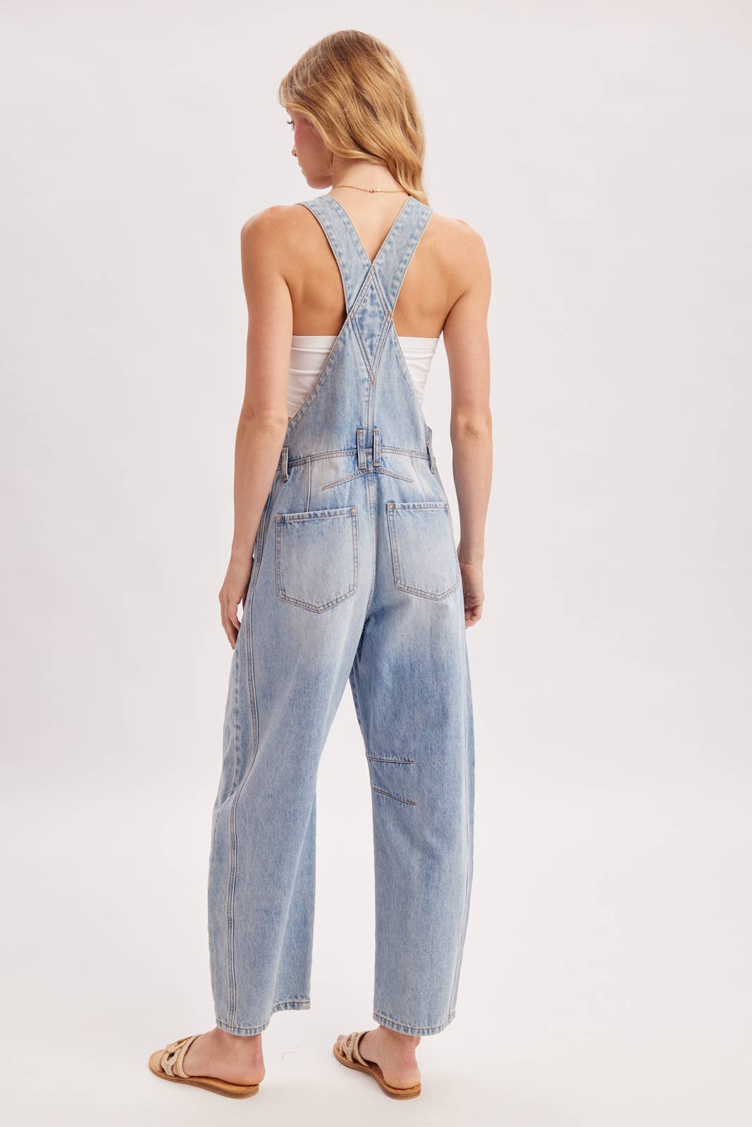 Darlin' Denim Barrel Overalls