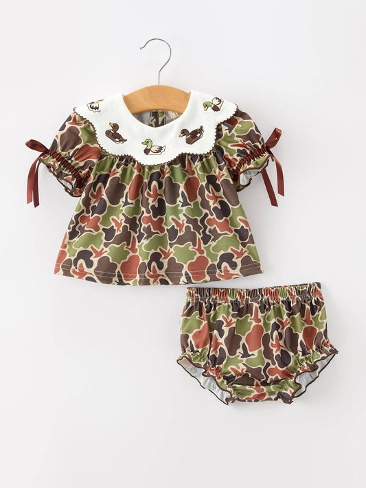 Darling Duck Camo Bloomer Set